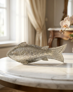 Oceanic Scale Sculpted Silver Fish souvenirs