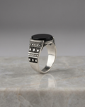 Nomad Obsidian Pillar Ring
