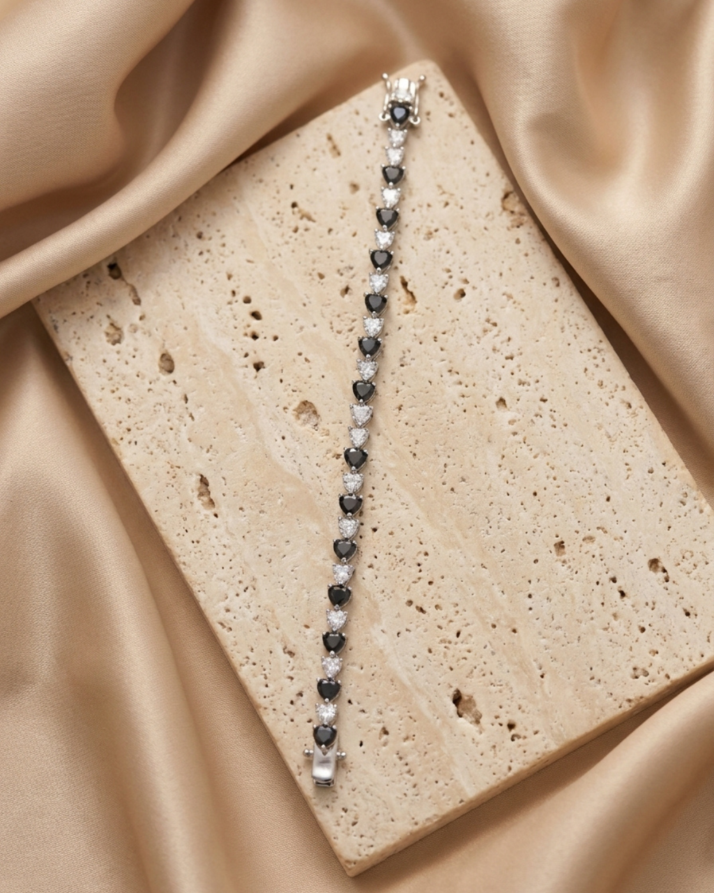 Midnight Onyx Alternating Bracelet