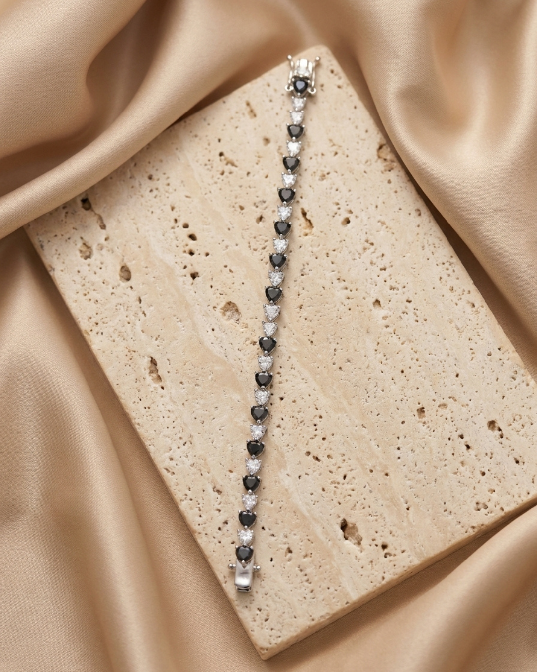 Midnight Onyx Alternating Bracelet