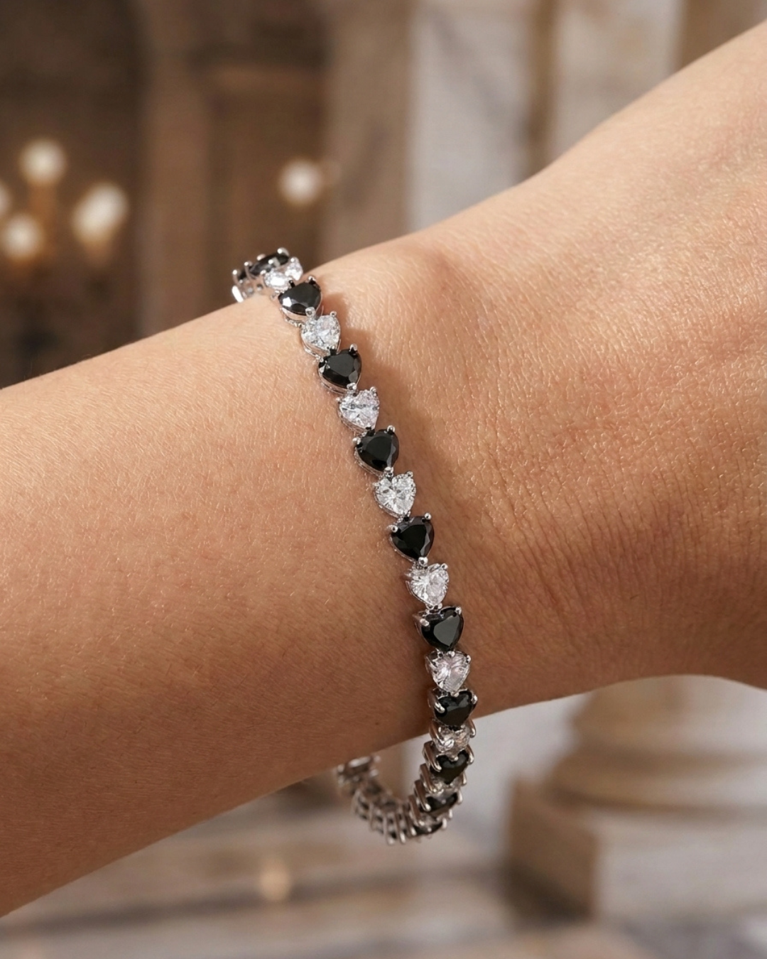 Midnight Onyx Alternating Bracelet