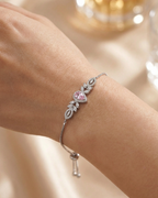 Blushing Pear Botanical Bracelet