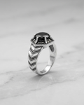 Imperial Zenith Obsidian Ring