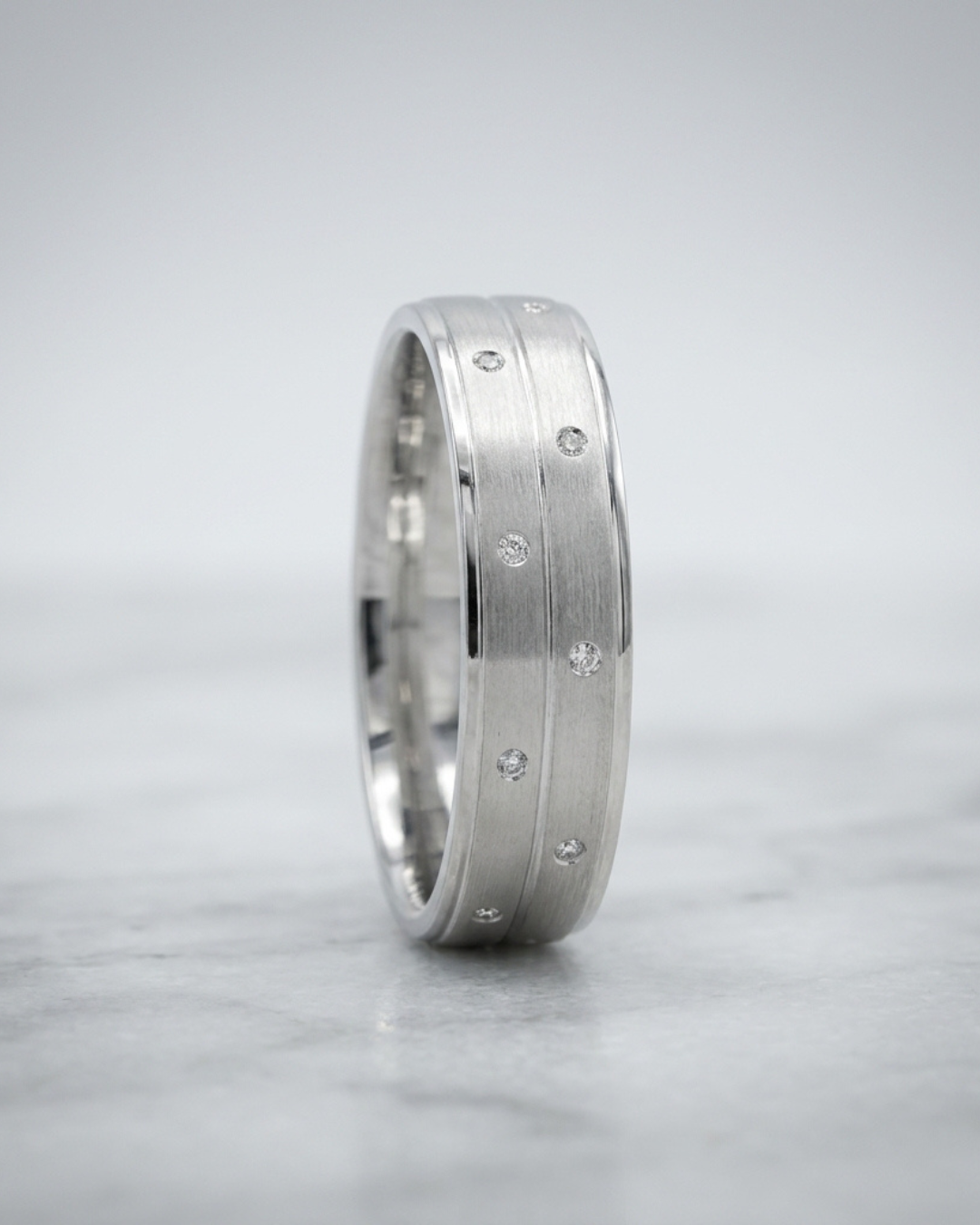 Stellar Frost Matte Men’s Dibla Ring