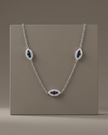 Evil Eye Women's Necklace Sterling Silver