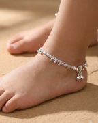 Kids Double Chain Payal Sterling Silver