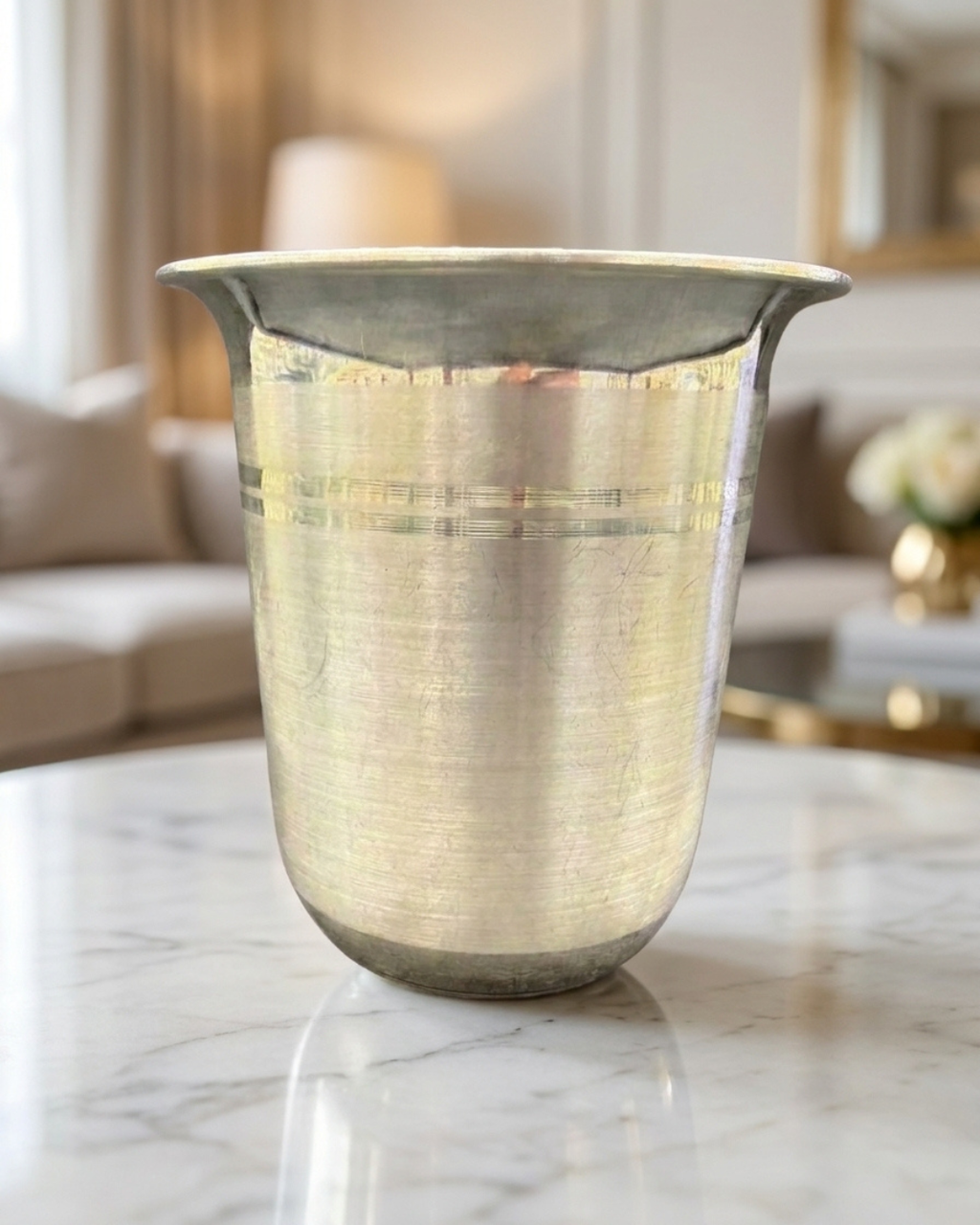 Silver Kids Lining Tumbler Big Glass