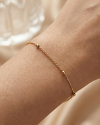 Gilded Minimalist Chain Bracelet