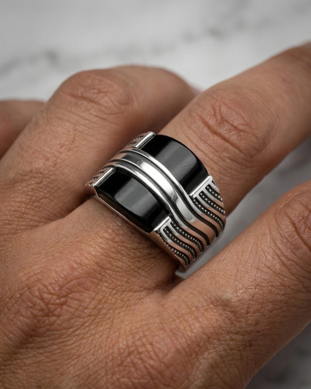The Zenith Dual Inlay Band