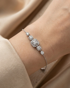 Geometric Empress Tiered Bracelet