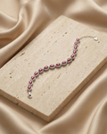 Crimson Teardrop Aureole Bracelet