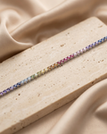 The Seraphina Rainbow Eternity Tennis Bracelet
