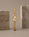 Aurelia Scalloped Gold Plated Vintage Watch