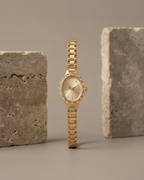 Aurelia Scalloped Gold Plated Vintage Watch