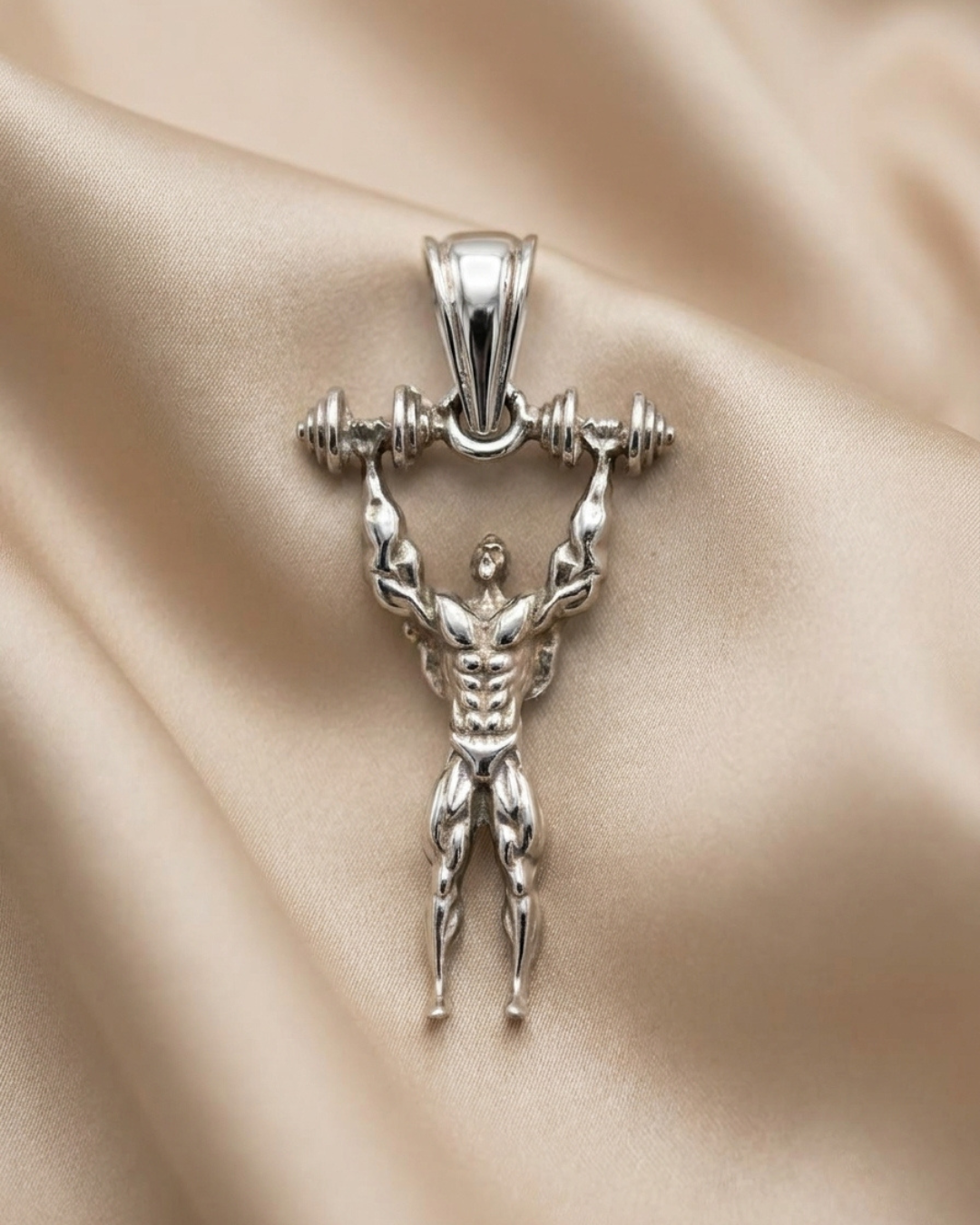 The Iron Sovereign Bodybuilder Pendant