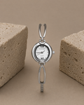 Pearl Bangle Link Watch