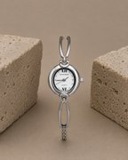 Pearl Bangle Link Watch