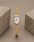 Classic Oval Gold Plated Watch