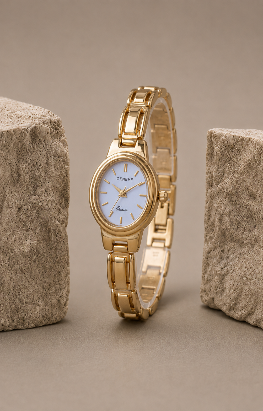 Gold Plated Elixir Ladies Watch