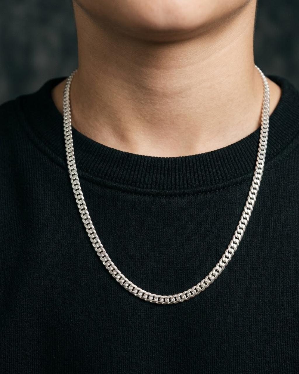 Classic Curb Kids Chain Sterling Silver