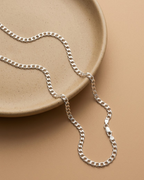 Kids Classic Cuban Curb Chain Sterling Silver