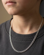 Kids Classic Cuban Curb Chain Sterling Silver