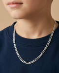 Classic Figaro Link Kids Chain Sterling Silver