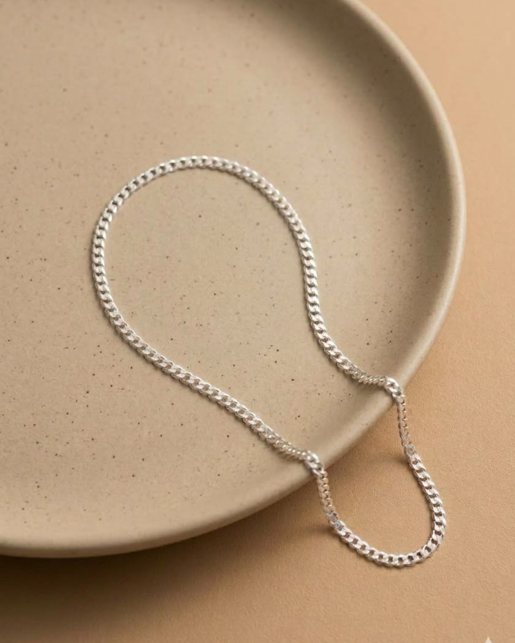 Slender Curb Kids Chain Sterling Silver