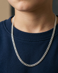 Slender Curb Kids Chain Sterling Silver