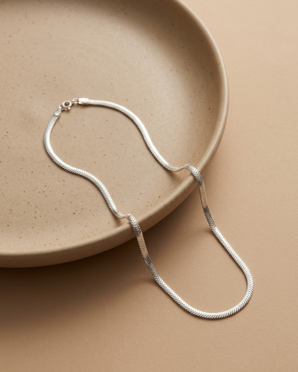 Kids Sleek Flat Chain Sterling Silver