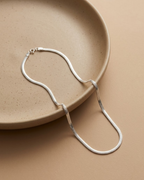 Kids Sleek Flat Chain Sterling Silver
