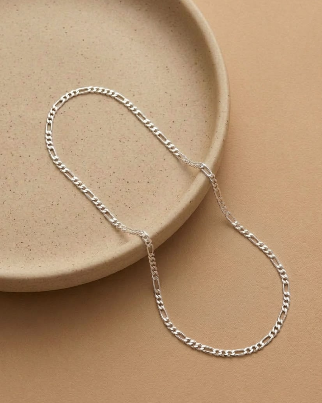 Figaro Link Kids Chain Sterling Silver