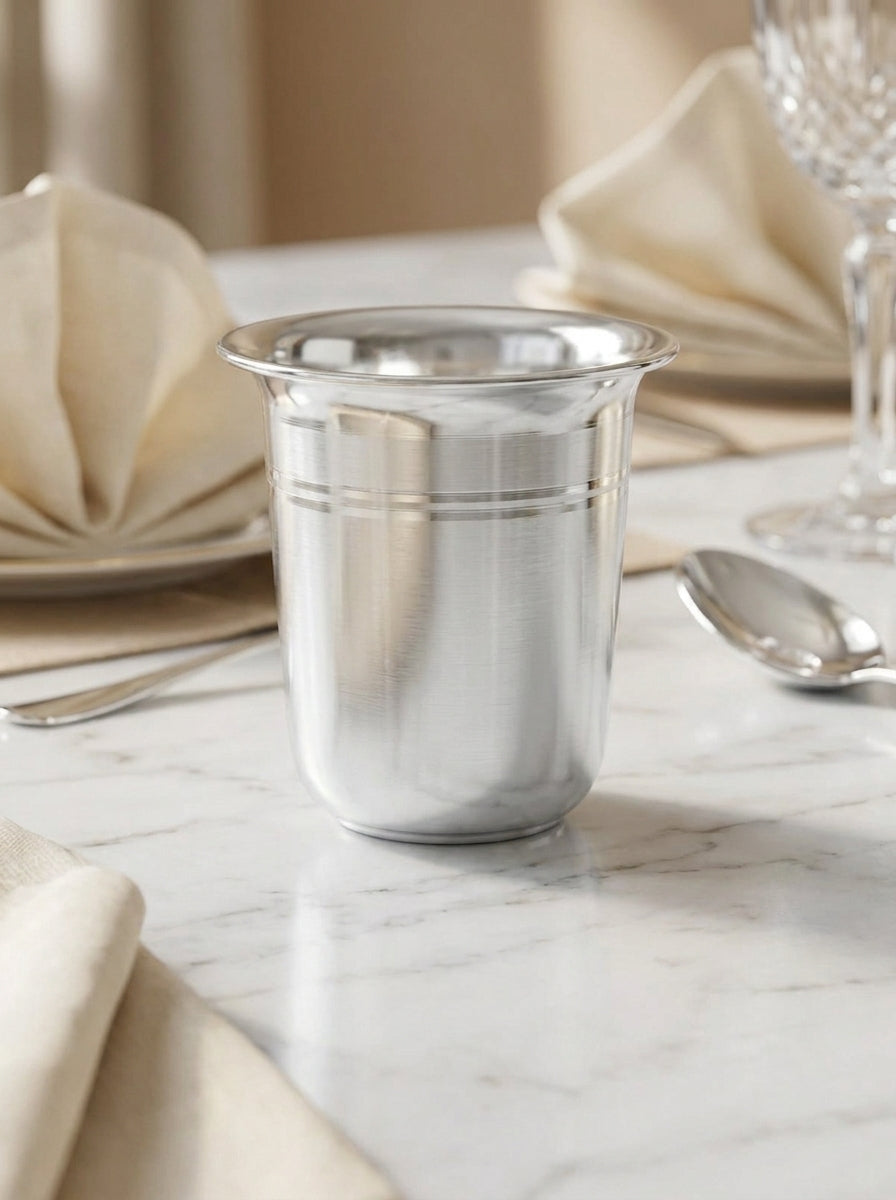 Silver Kids Lining Tumbler Big Glass