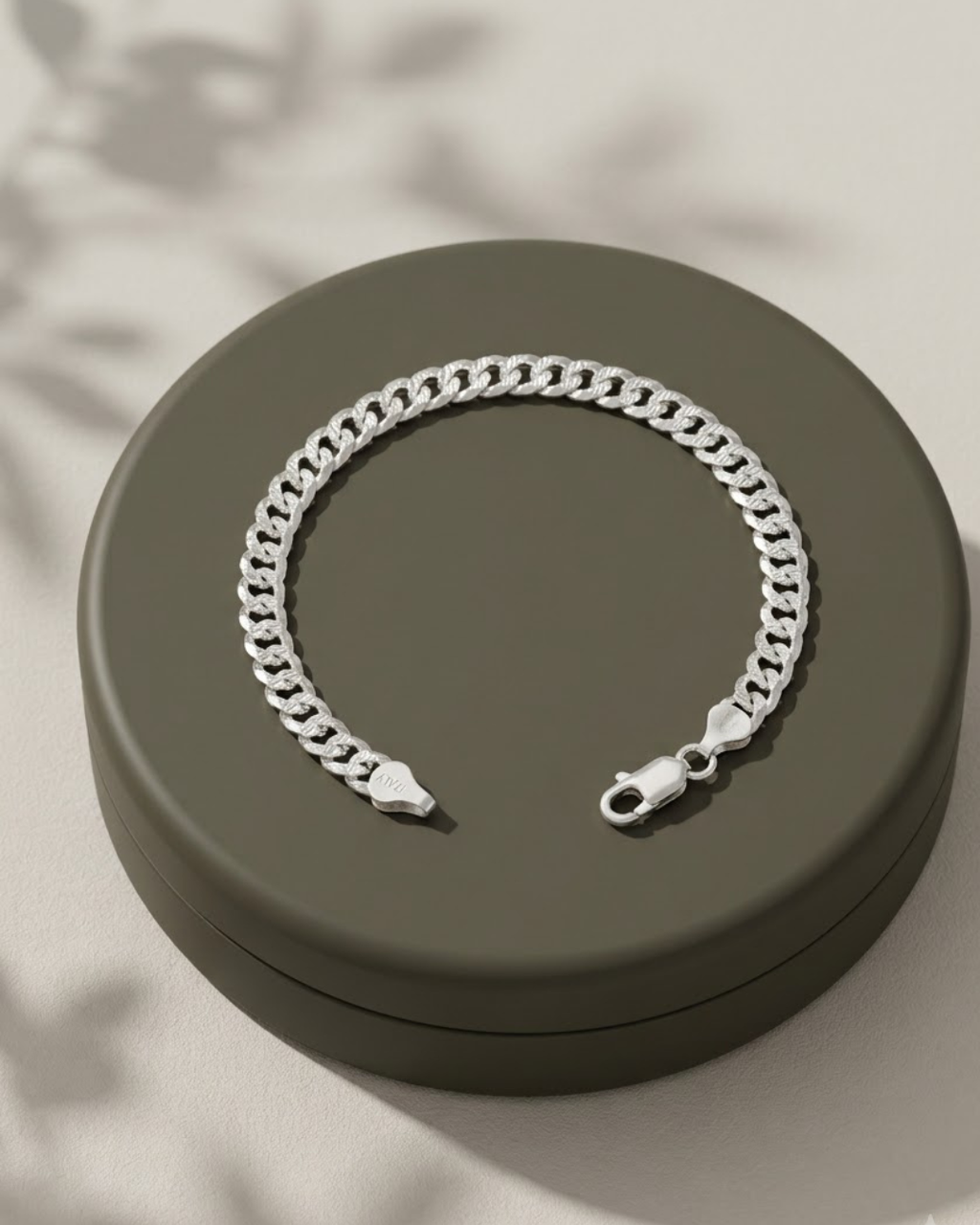 Kids Cuban Curb Link Bracelet Sterling Silver