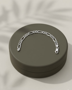 Classic Figaro Kids Bracelet Sterling Silver